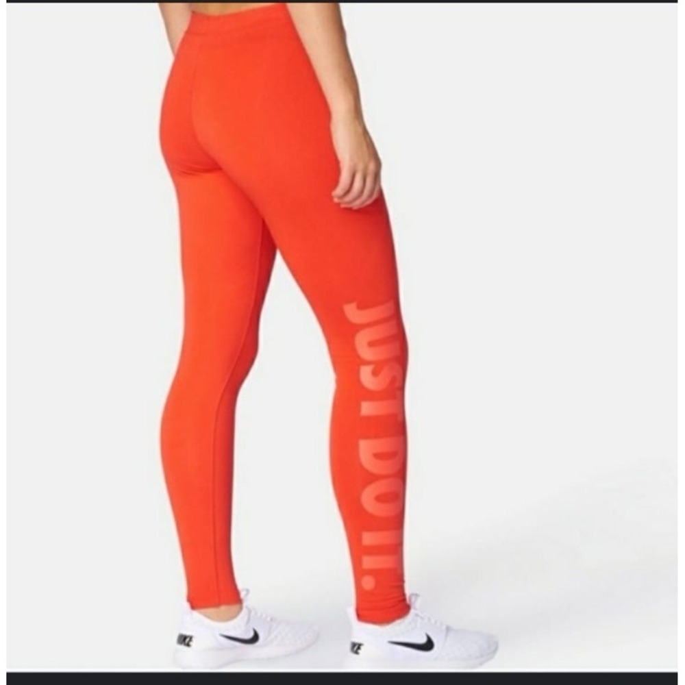 Orange Gold Nike just do it leggings women's medium - Picture 6 of 6